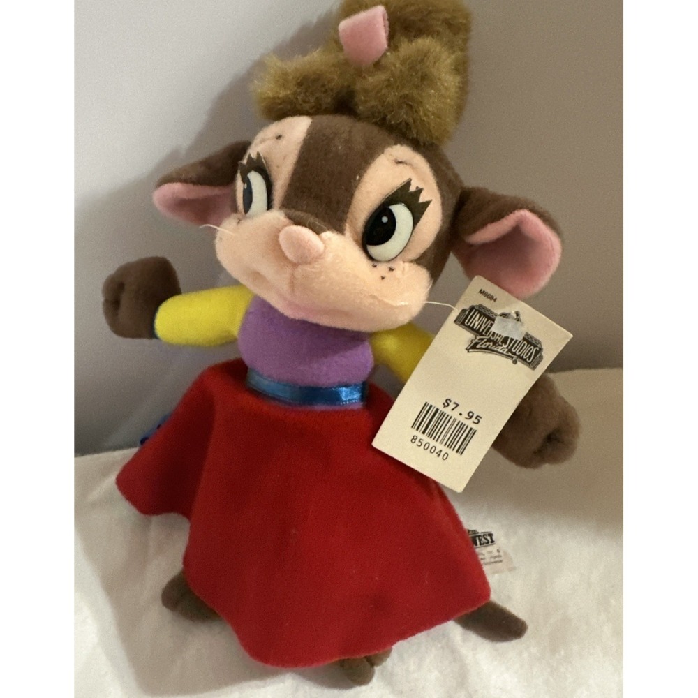 An American Tail‎ NWT Fievel Goes West Tanya Plush Universal Studios 8"